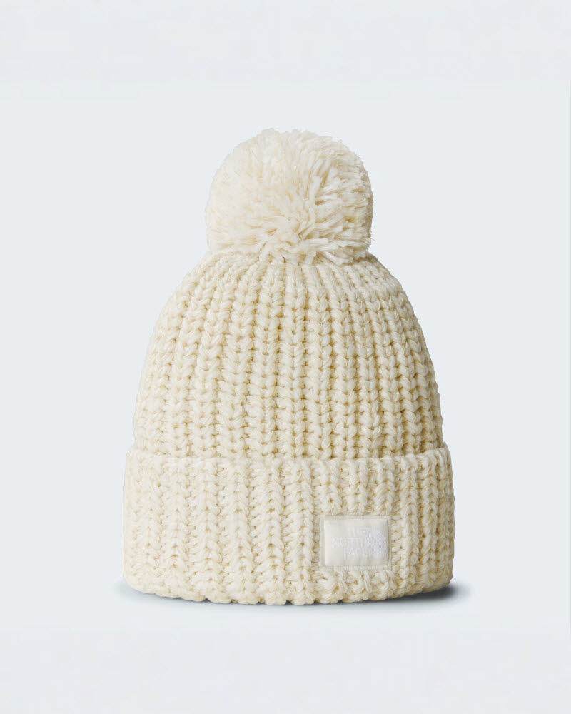 COZY CHUNKY CABIN BEANIE GARENIA WHITE/G