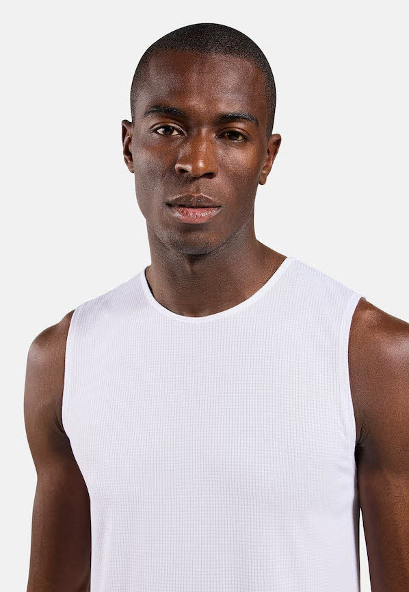 NOS ACTIVE LIGHT BL TOP crew n