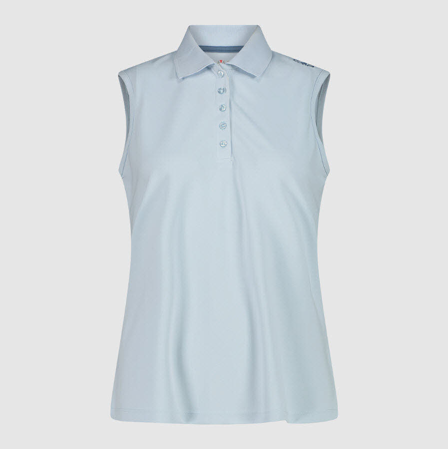 WOMAN POLO SLEEVELESS