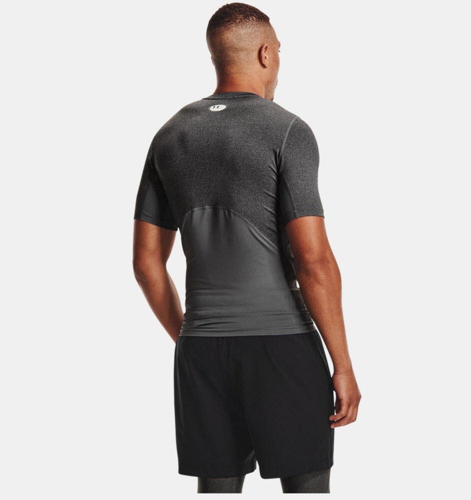 UA HG Armour Comp SS-BLK