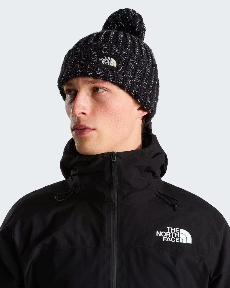 COZY CHUNKY CABIN BEANIE TNF BLACK/WHITE