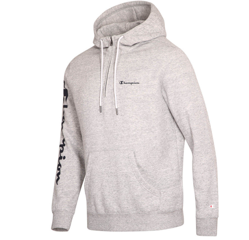 hooded halfzip sweatshirt