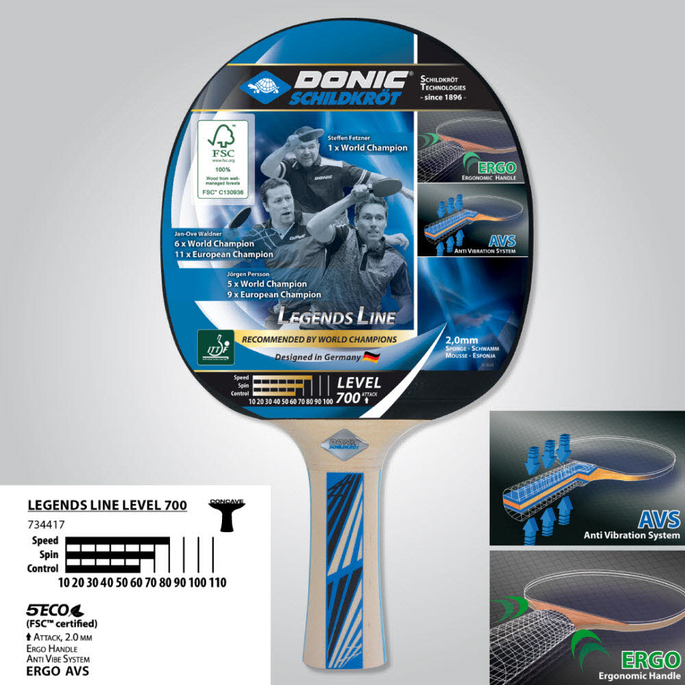 NOS TT-Schlaeger LEGENDS 700 FSC