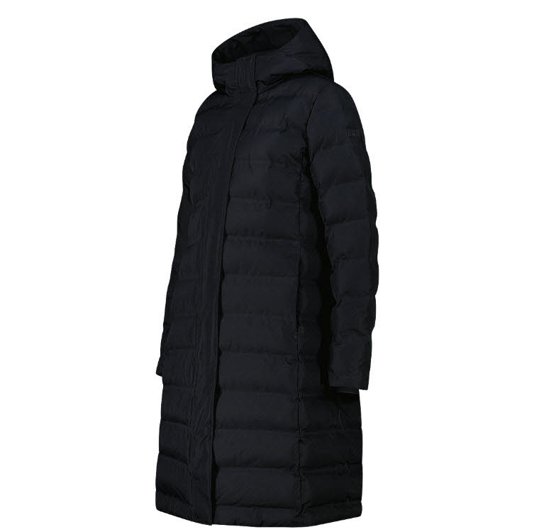 WOMAN COAT FIX HOOD