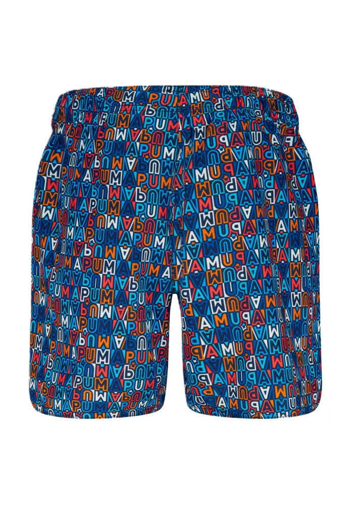 PUMA SWIM BOYS PRINTED MID SHORTS 1