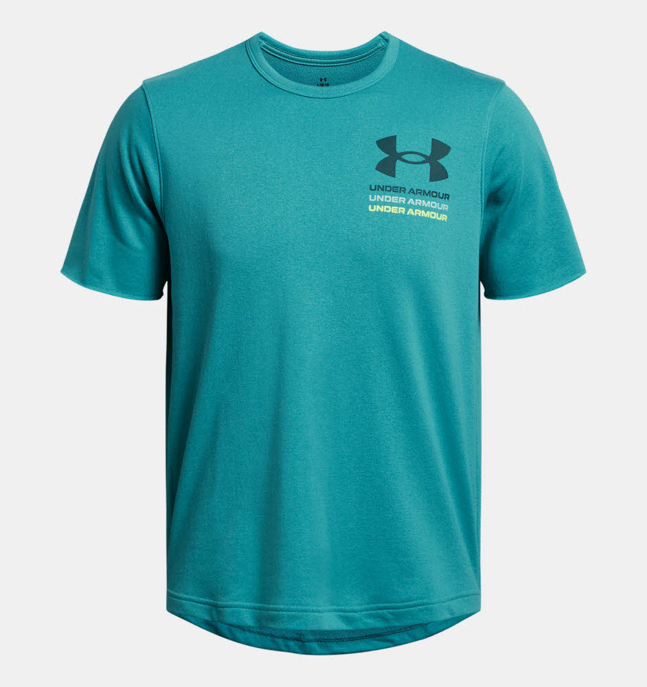 UA Rival Terry SS Colorblock-B