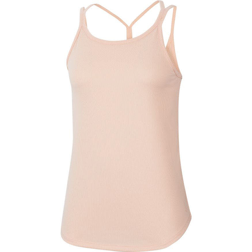 W NK YOGA STRAPPY RIB TANK
