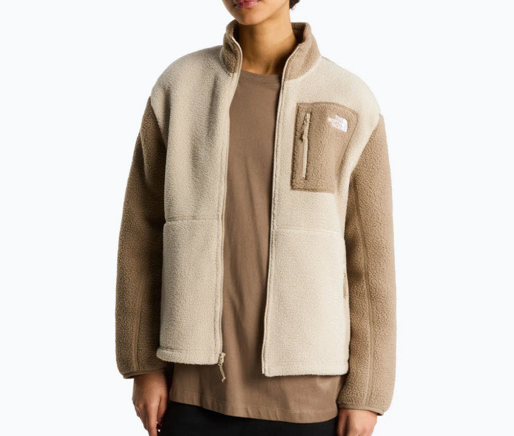 W YUMIORI FULL ZIP Timeless Taupe/Garnet