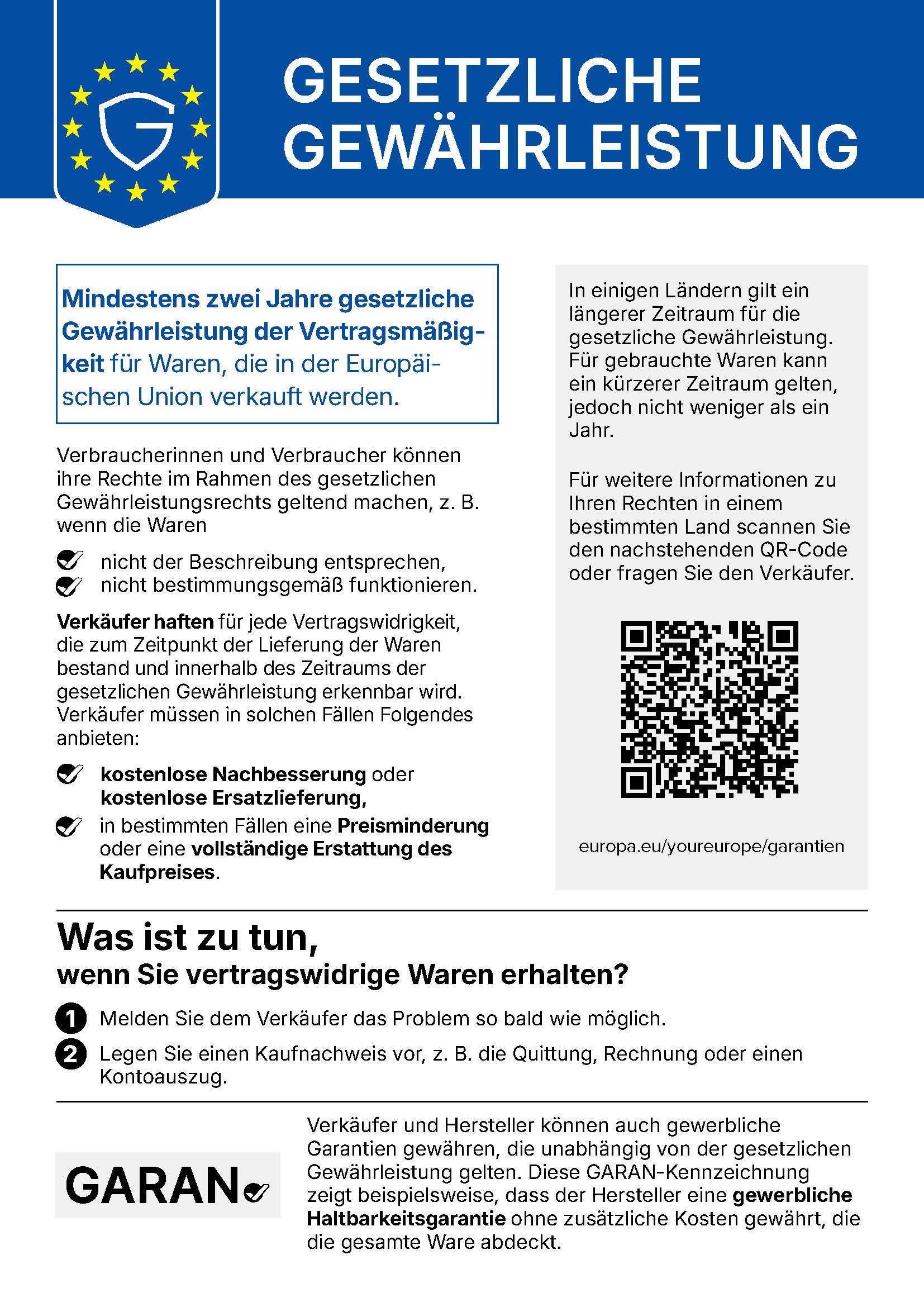 Gewährleistungssiegel