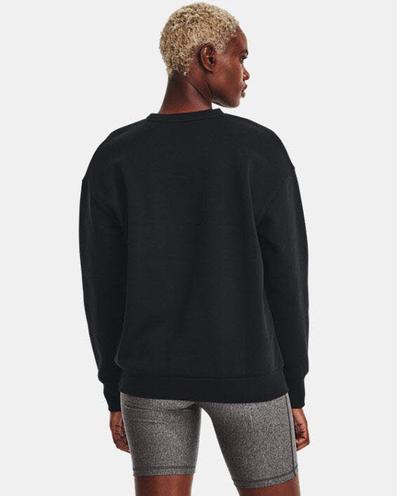 Essential Fleece Crew-BLK