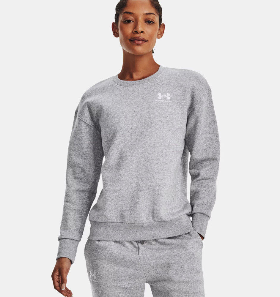 Essential Fleece Crew-GRY