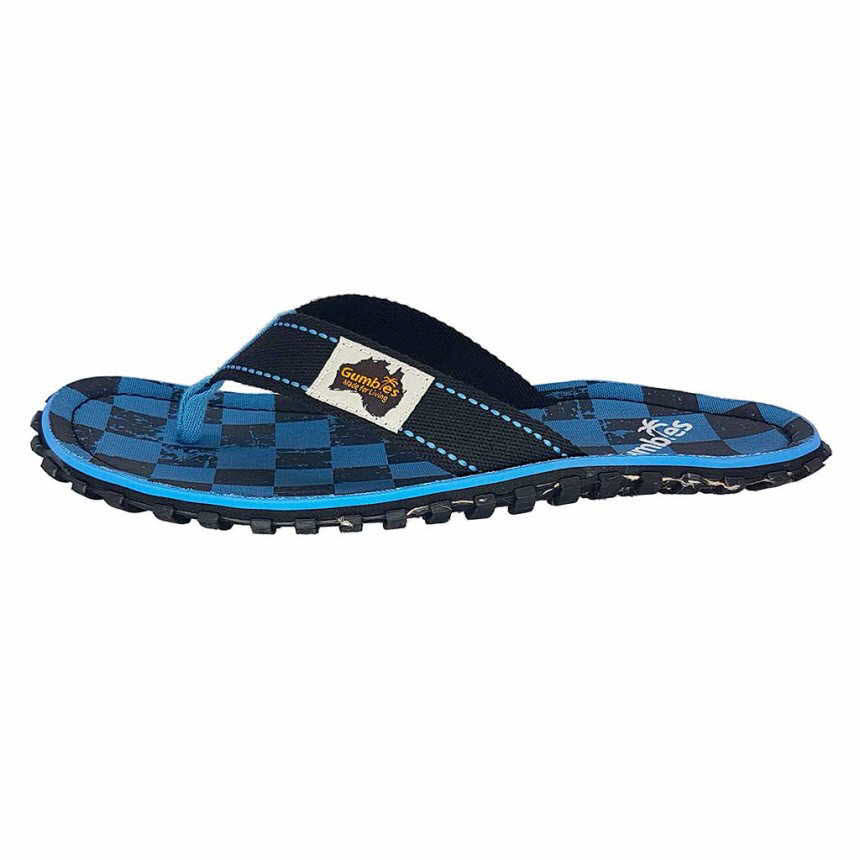 GUMBIES Blue Checker