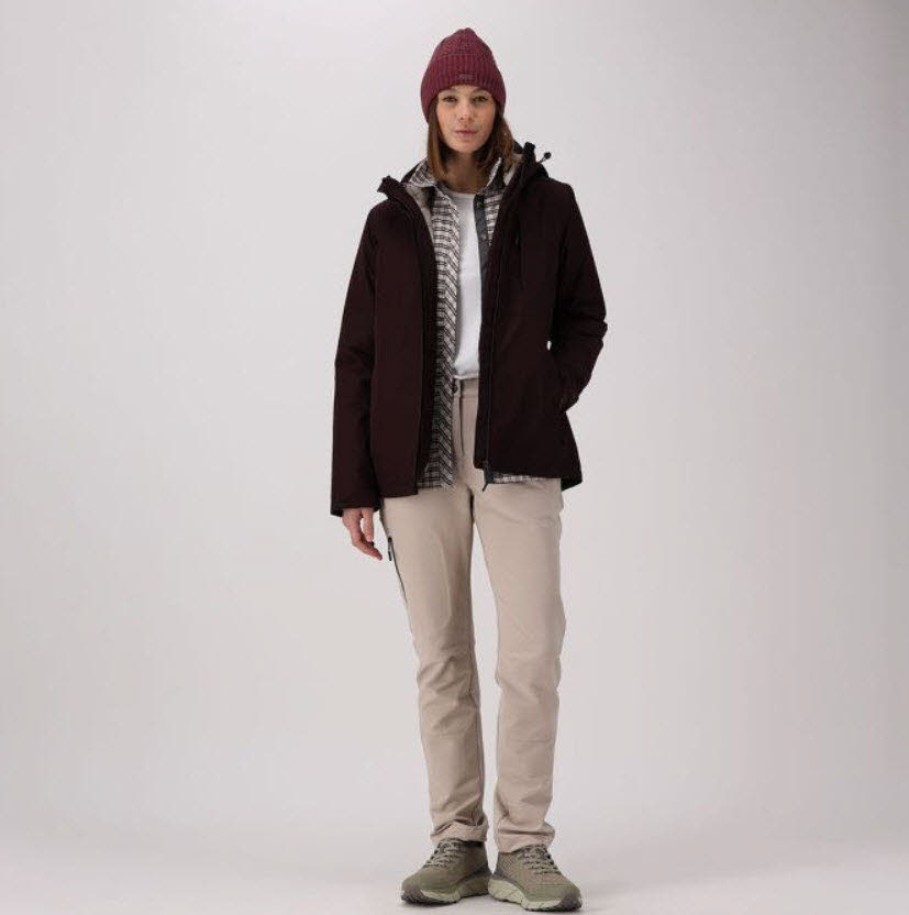 WOMAN JACKET ZIP HOOD DETACHBLE INN.JACK