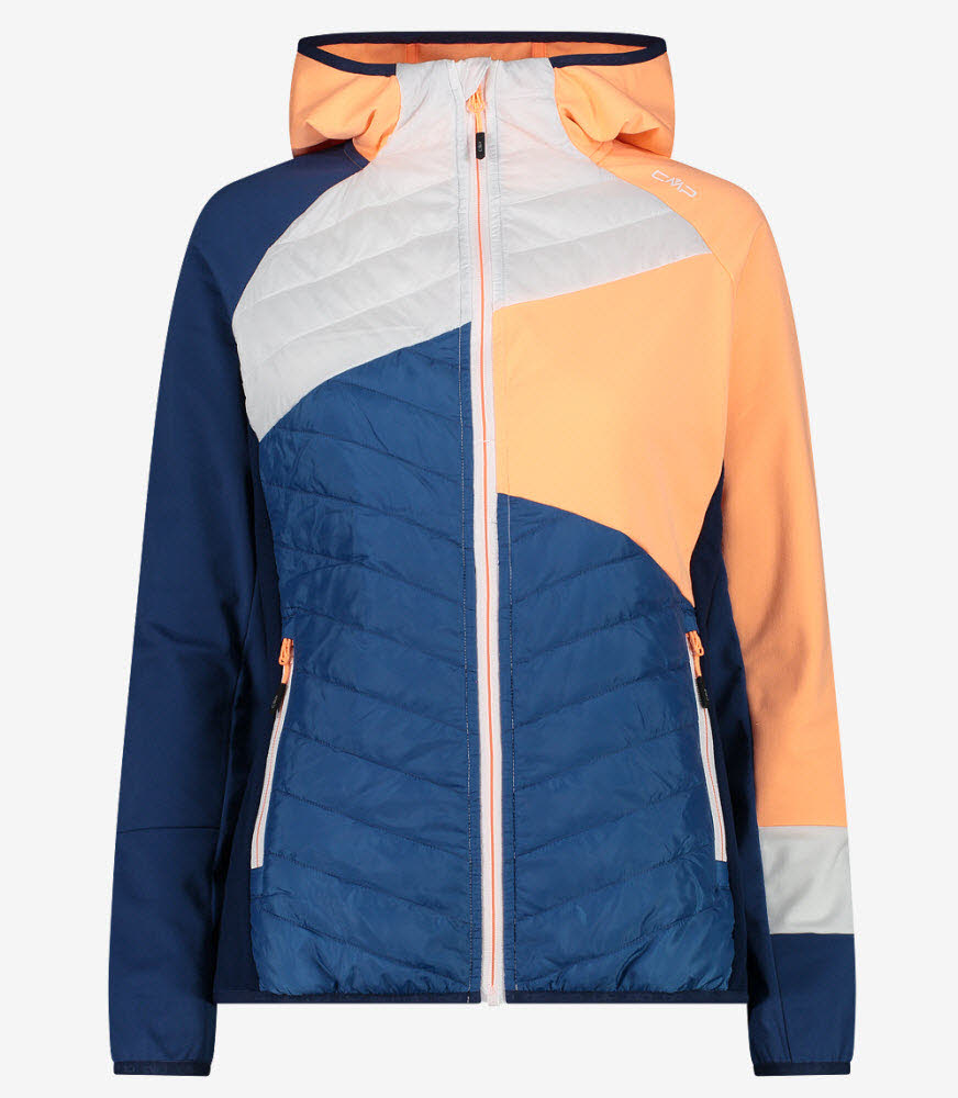 WOMAN JACKET FIX HOOD HYBRID