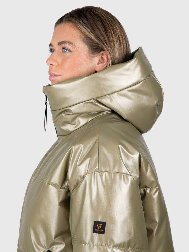 Fiaskia-Metallic Women Snow Jacket