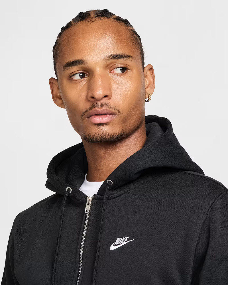 M NK CLUB BB FZ HOODIE