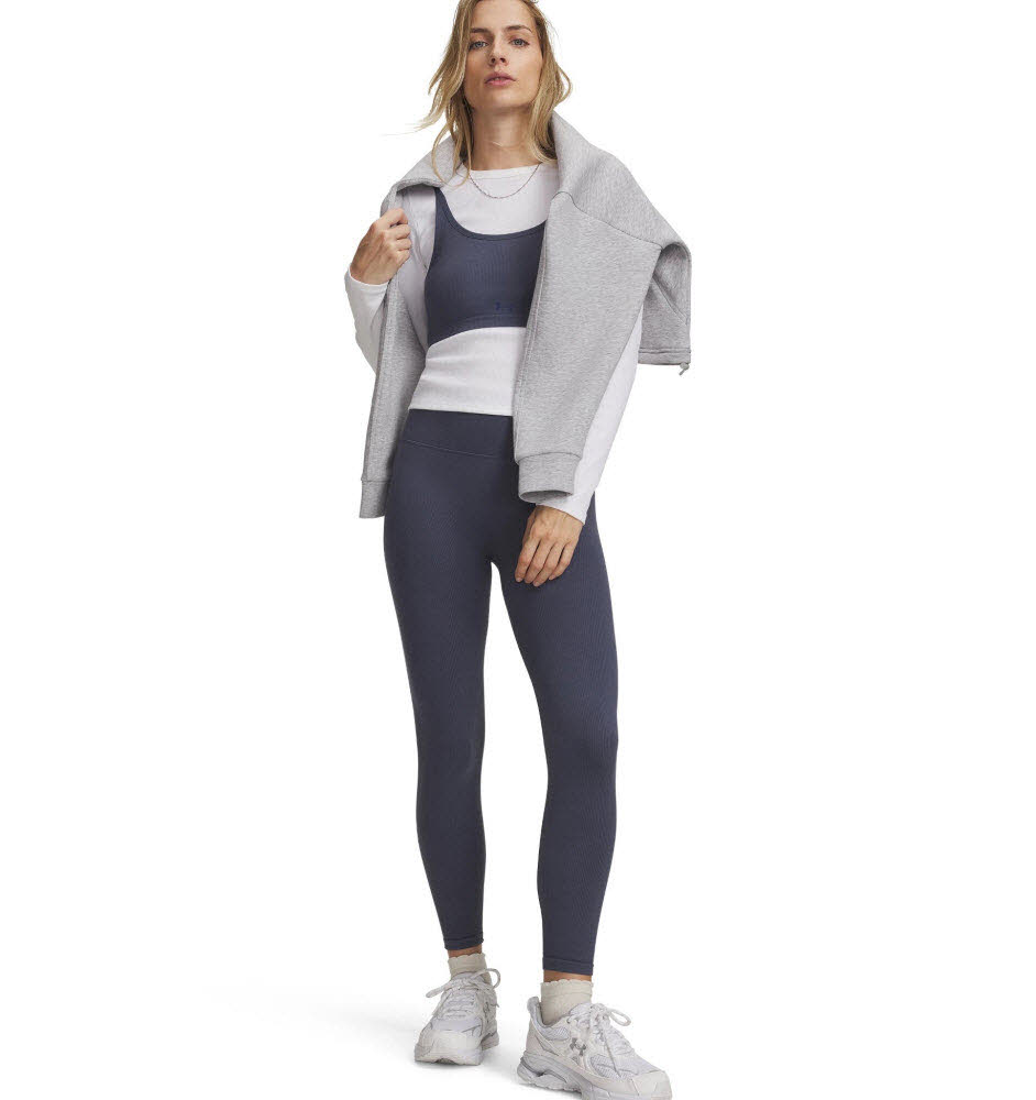 Seamless Cotton Legging-GRY