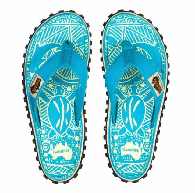 GUMBIES Turquoise Pat.