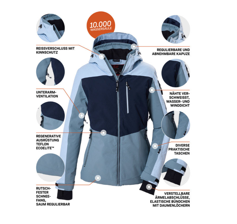 KSW 121 WMN SKI JCKT