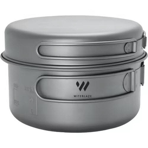 TITANIUM COOK DISHES, Camping,grau