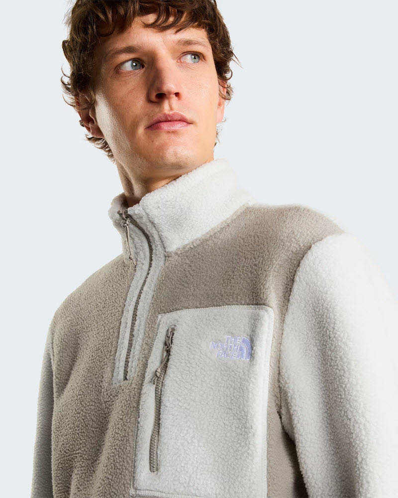 M YUMIORI 1/4 ZIP STONE SLAB/CUMULUS CLO