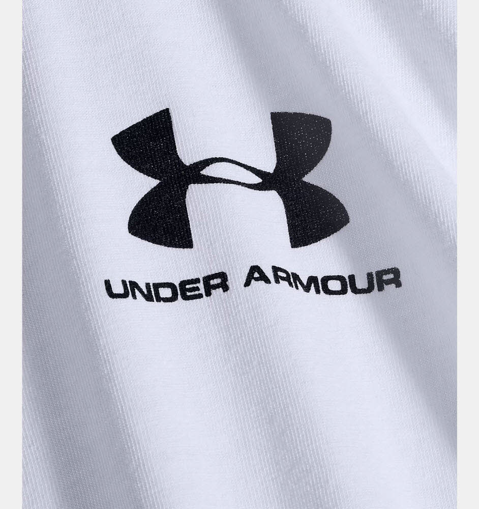 UA SPORTSTYLE LEFT CHEST LS-WH