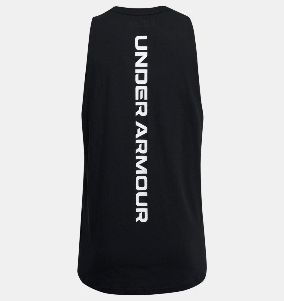 UA BASELINE COTTON TANK-BLK