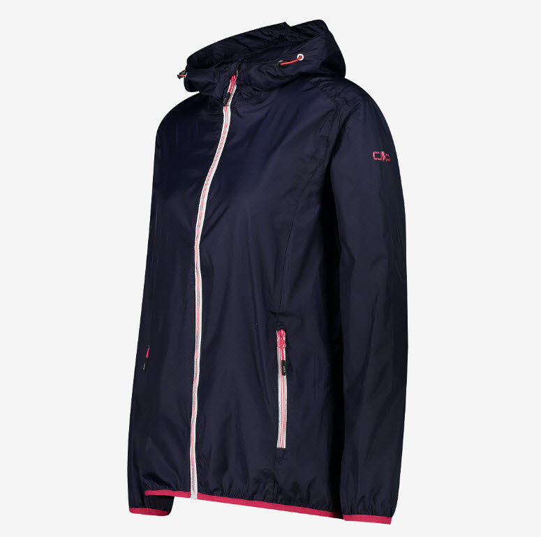 NOS WOMAN FIX HOOD RAIN JACKET W