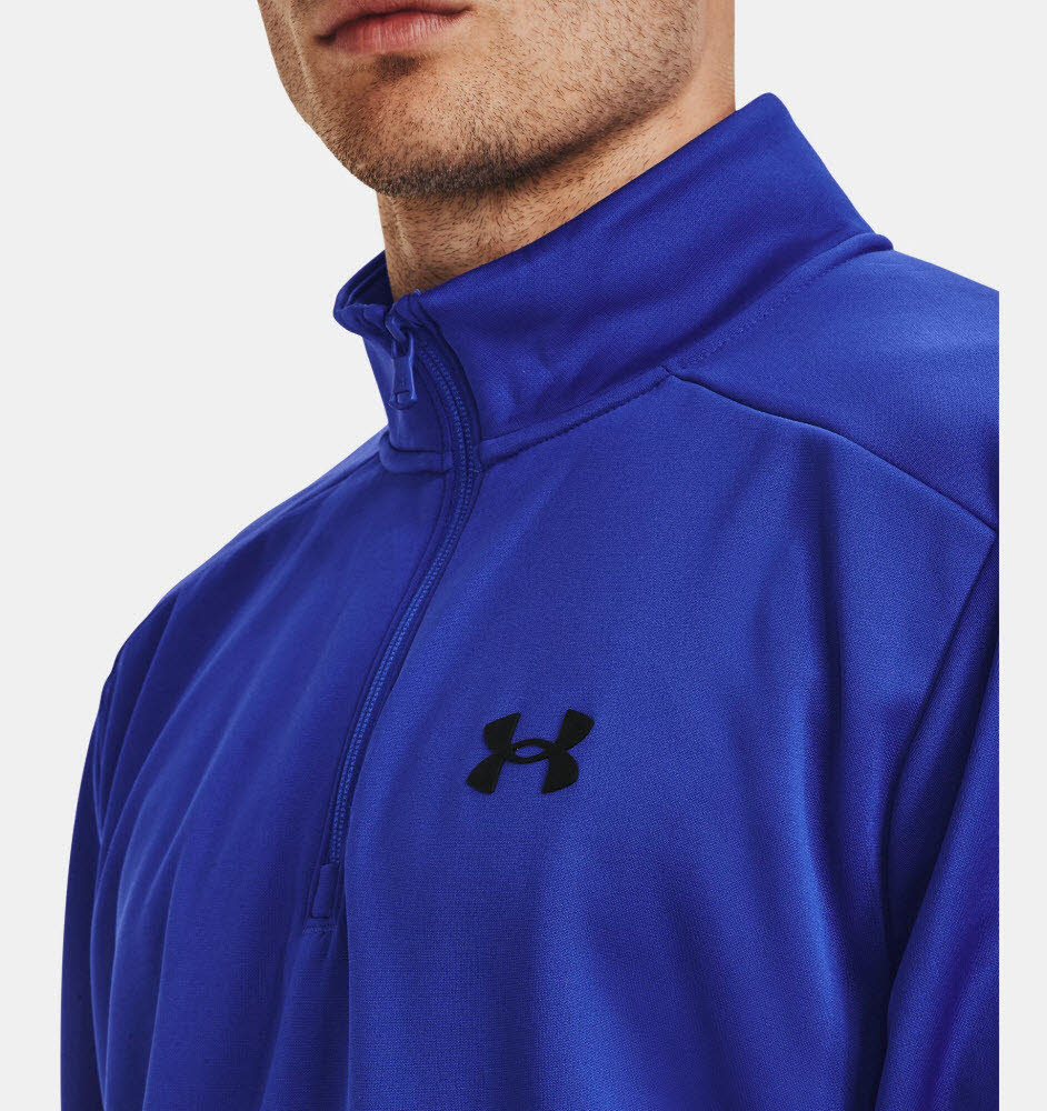 UA Armour Fleece 1/4 Zip-BLU