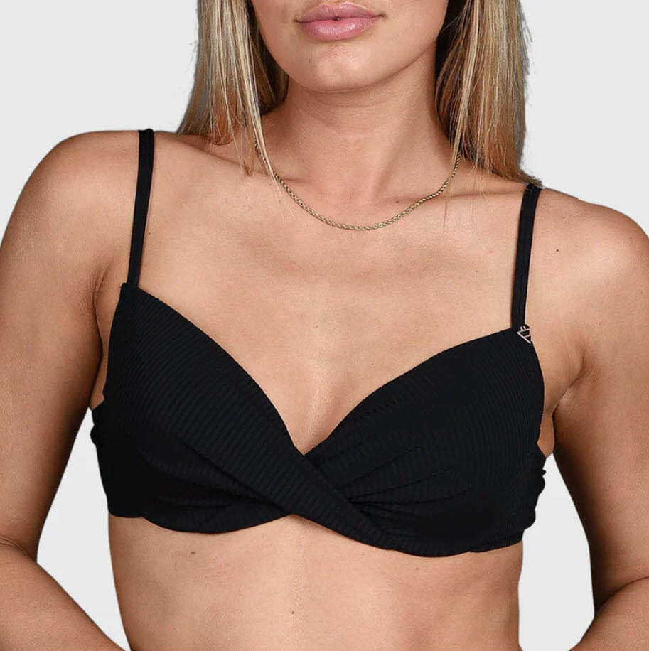 Stefana-Rib Women Bikini Top