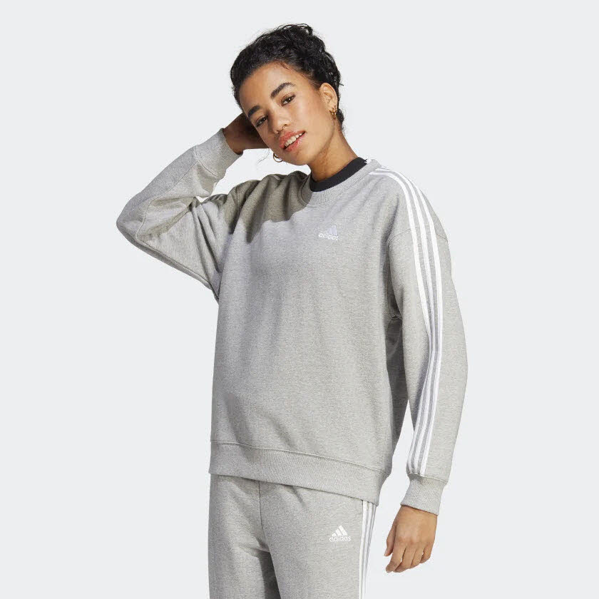 W 3S FT SWT,MGREYH/WHITE
