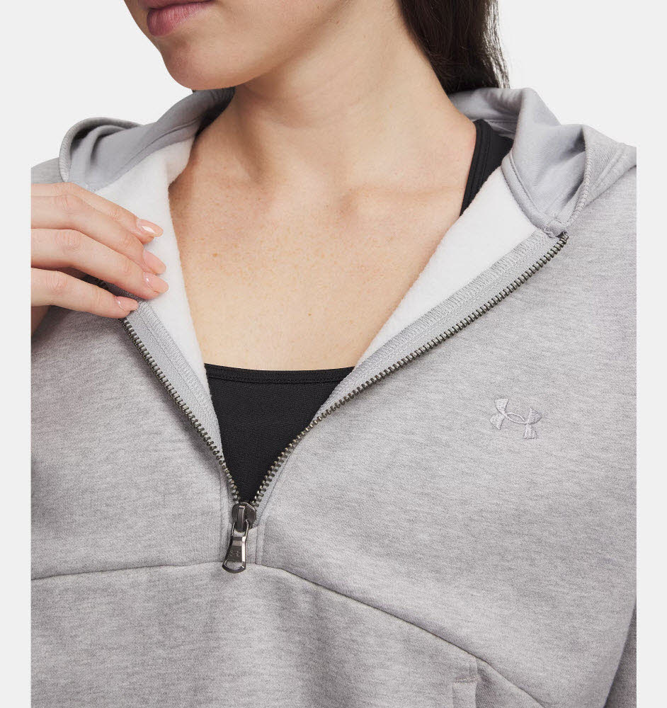 UA Icon Fleece HZ Hoodie-BLU