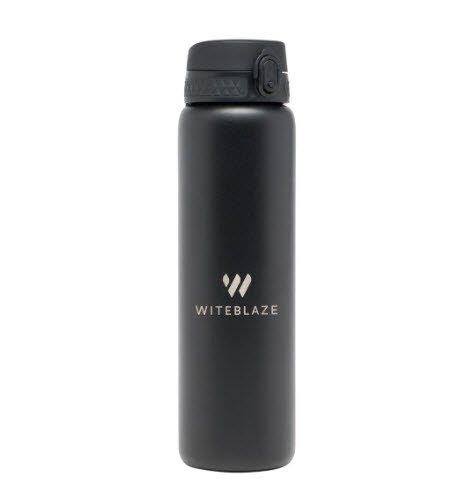 NOS BLAZE schwarz insulated bottle