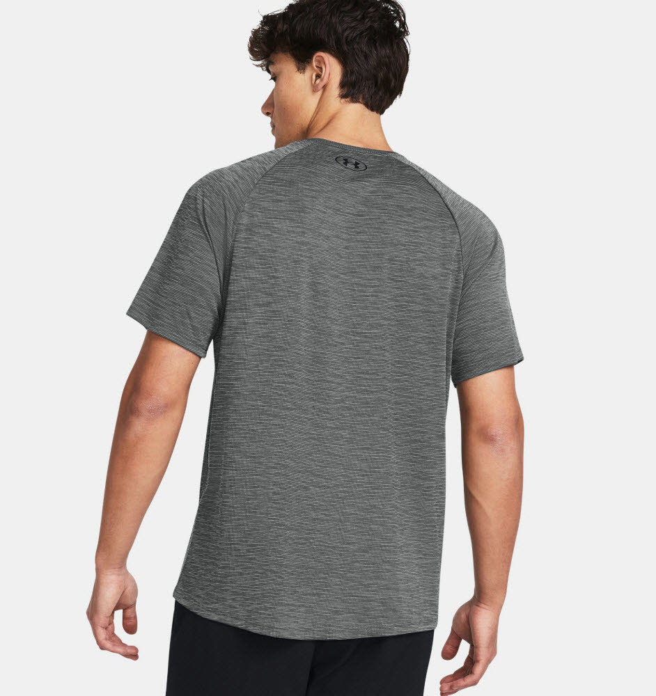UA Tech Textured SS-GRY