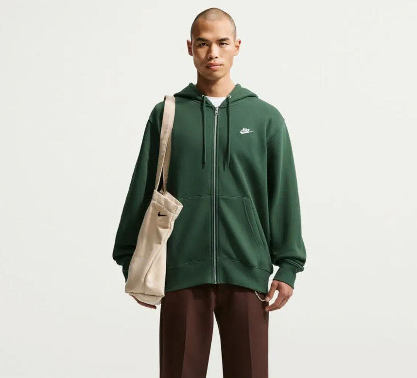 M NK CLUB BB FZ HOODIE