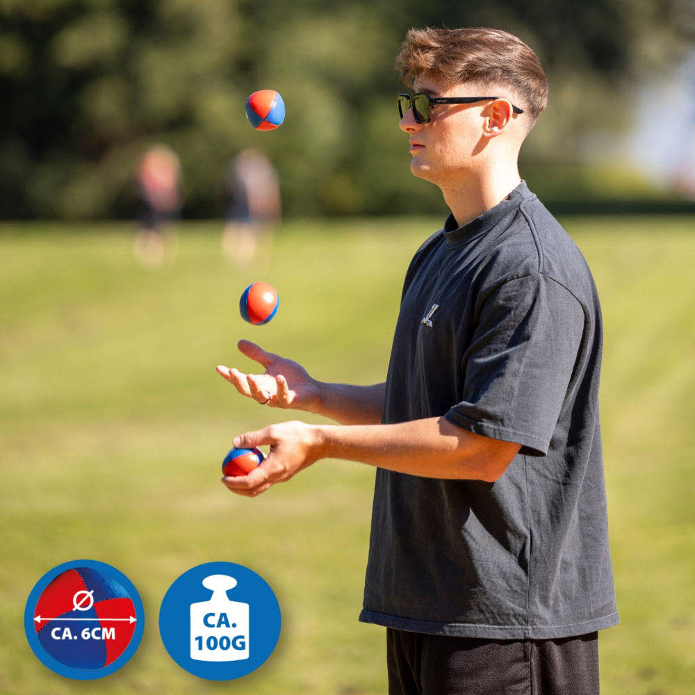 JONGLIERBÃ?LLE  (3er Set), in der Ba