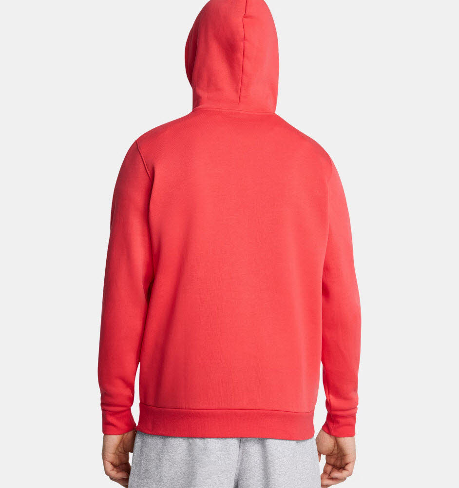 UA Essential Fleece Hoodie-RED