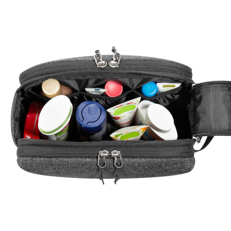 Cosmetic Double Zip Pouch