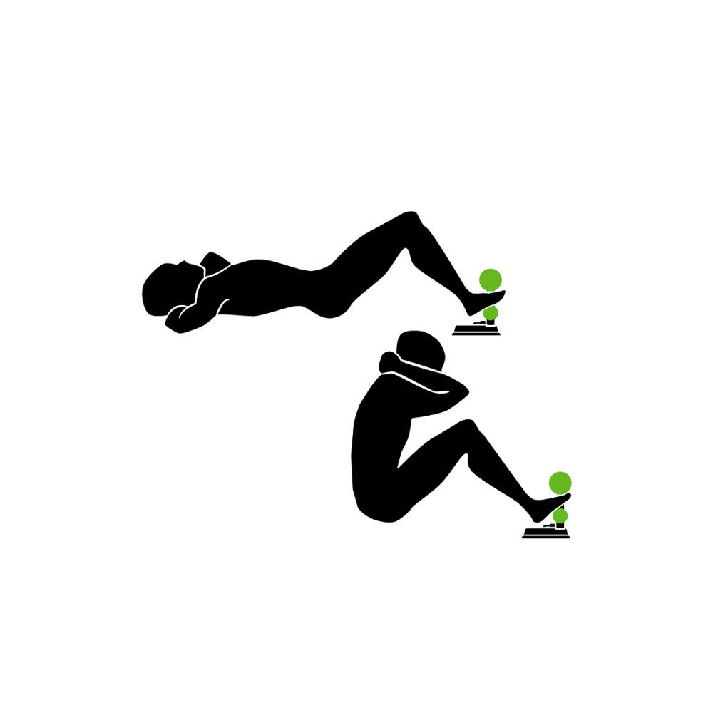 NOS SIT-UP TRAINER mit Saugnapf