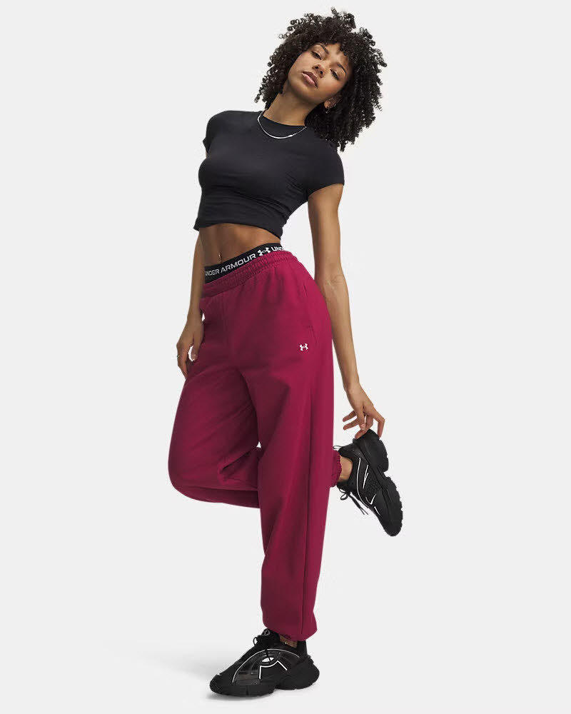 Icon Flc Gym Pant-RED