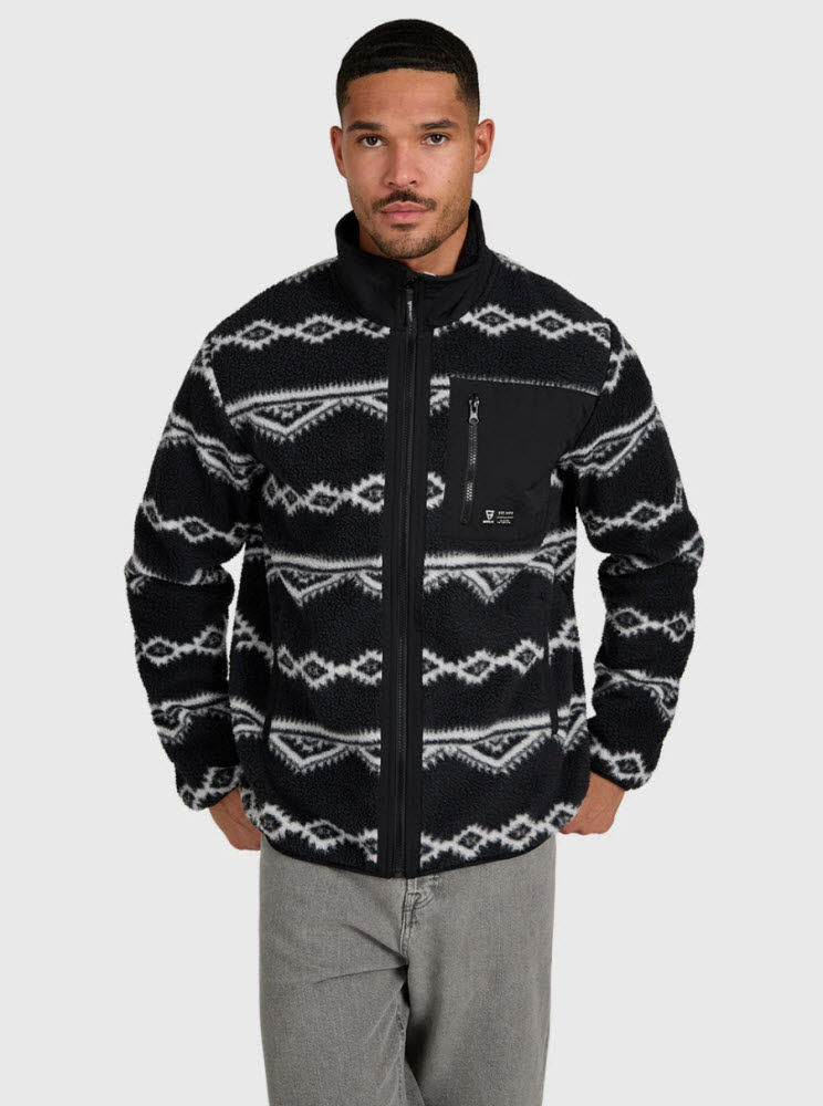 Kevio-Zip Men Urban Fleece