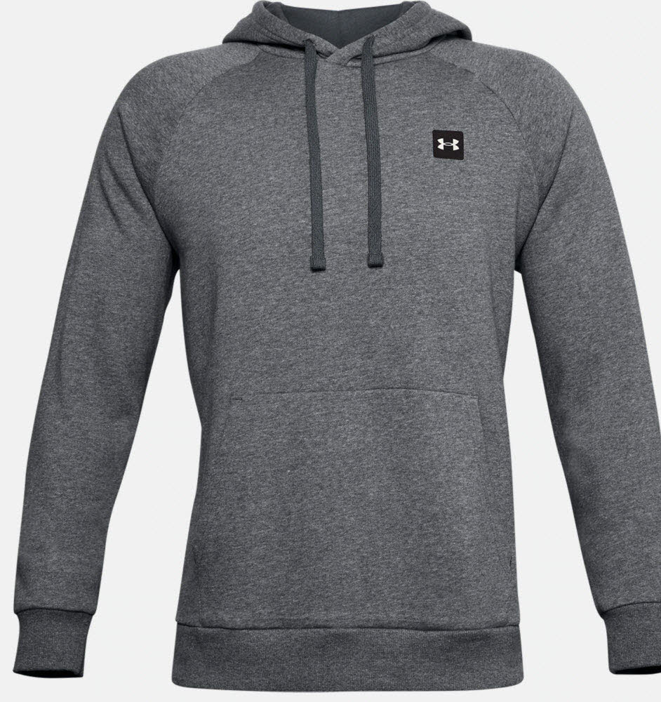 UA Rival Fleece Hoodie,Gray Lig