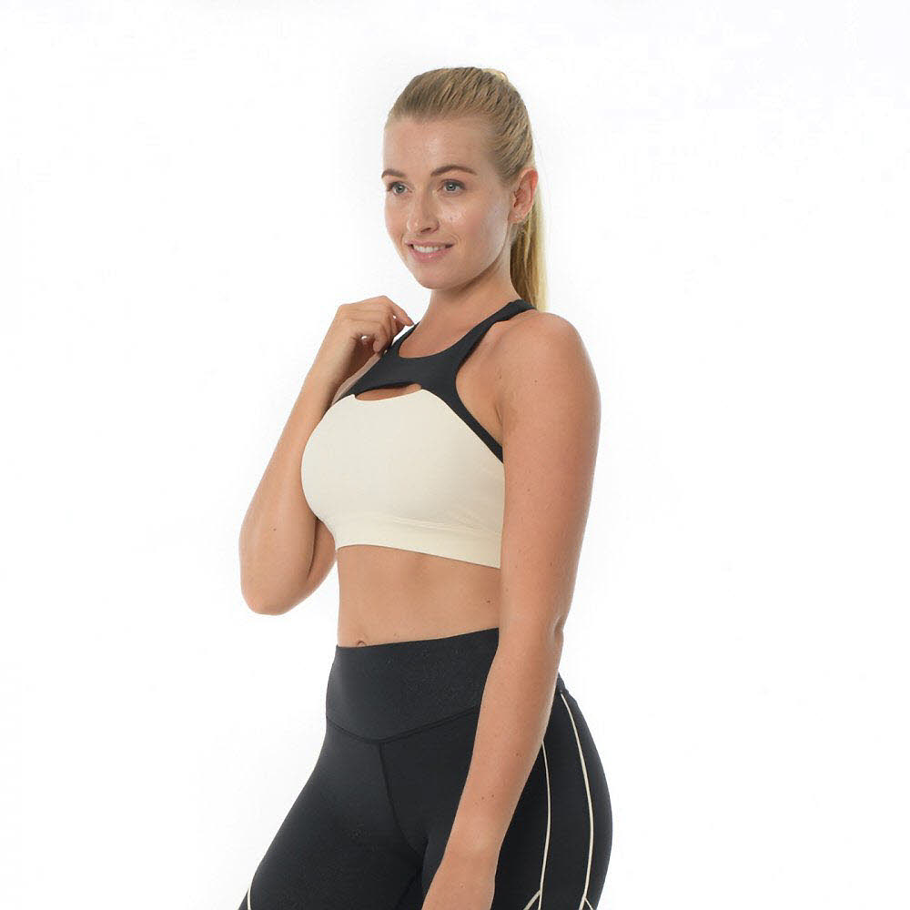 SHIMMER HIGH NECK BRA, Women's,san