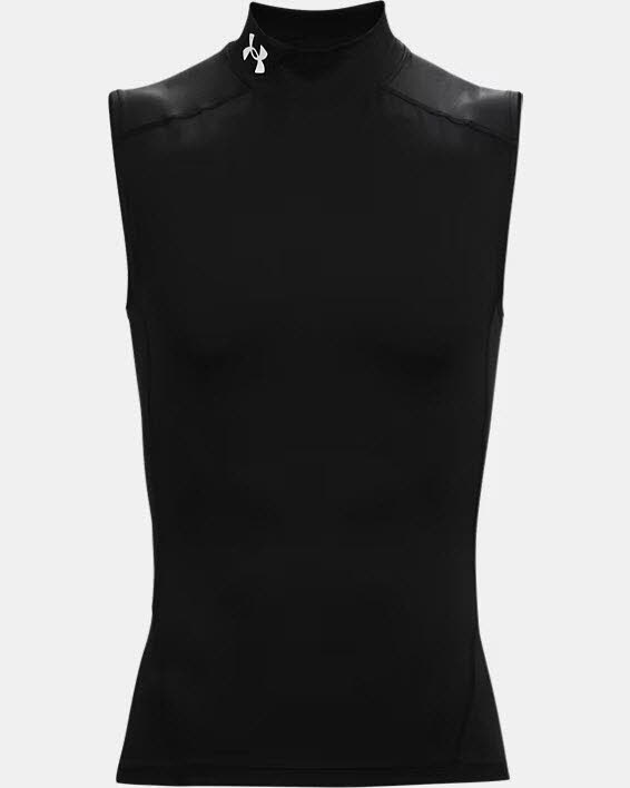 UA HG Armour Comp Mock SL-BLK