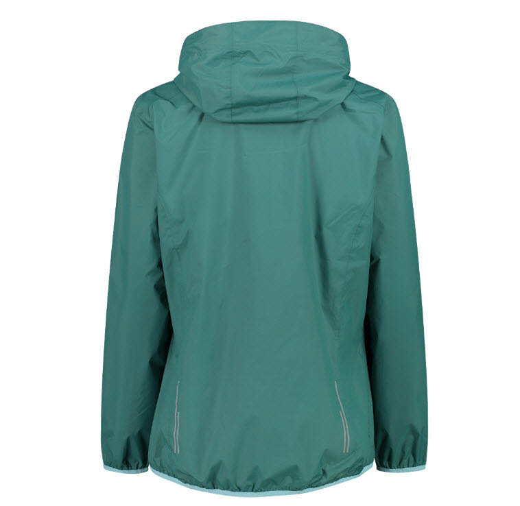 NOS WOMAN JACKET RAIN FIX HOOD
