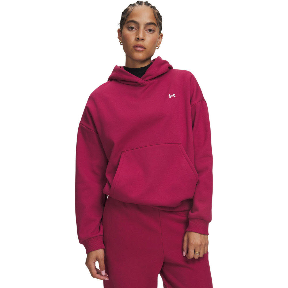 Icon Fleece Hoodie-RED