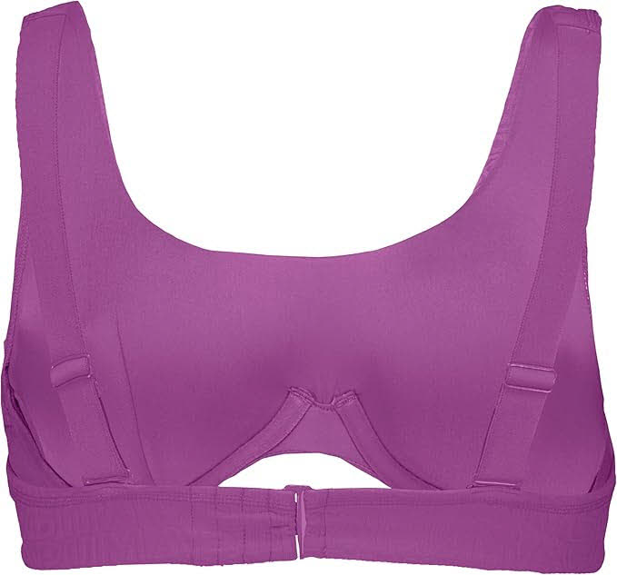 PUMA SWIM WOMEN JACQUARD SCOOP TOP
