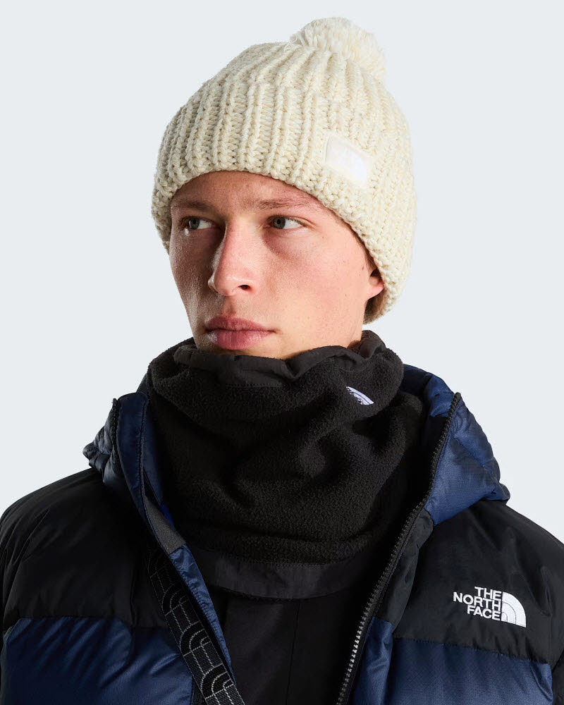 COZY CHUNKY CABIN BEANIE GARENIA WHITE/G