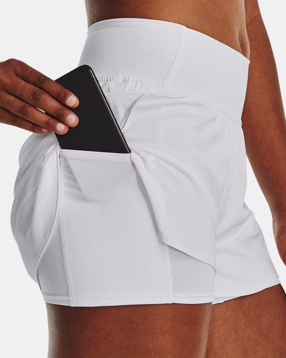 UA Vanish 2in1 Short-WHT