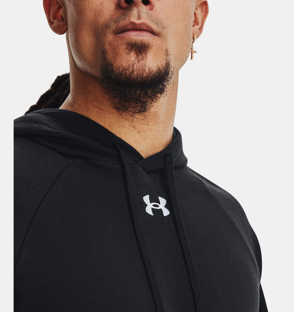 UA Rival Fleece Hoodie-BLK